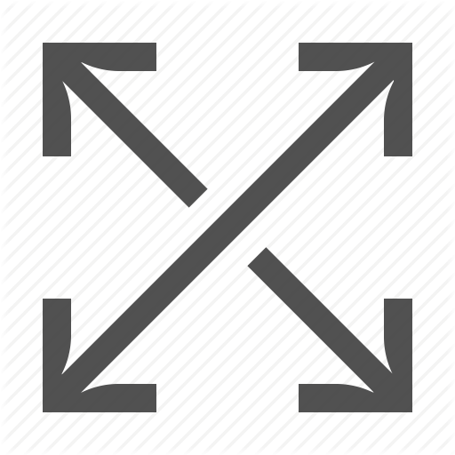 Arrow, Cross, Move, Resize, Size, Stretch Icon