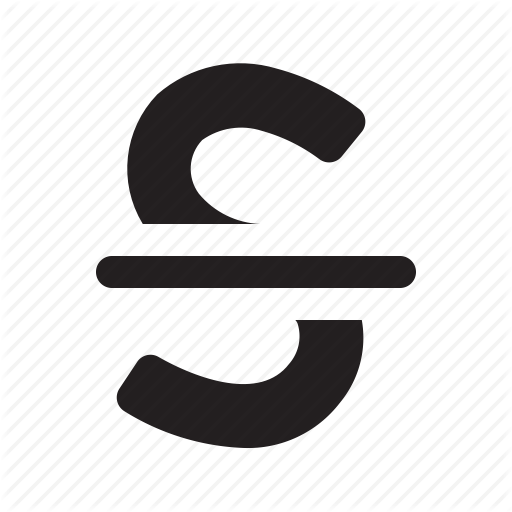 Editor, Strikethrough Icon