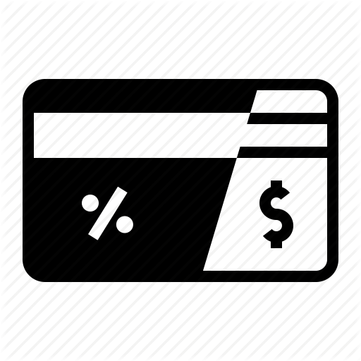 Card, Credit, Magnetic, Percent, Remain, Stripe Icon