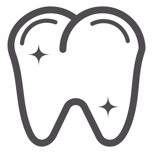 Tooth Stroke Icon