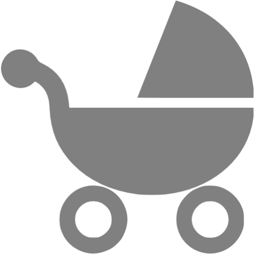 Gray Stroller Icon