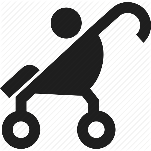 Baby, Buggy, Child, Stroller Icon