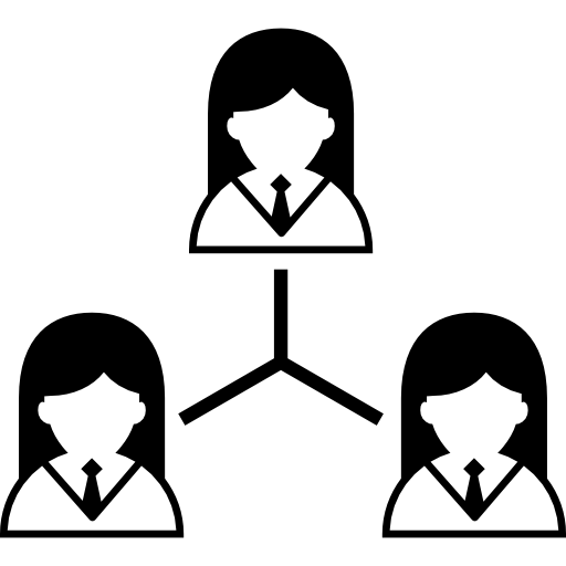 Female Group Of Users Of Three Women Icons Free Download