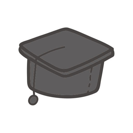 School, Object, Study, Student, Graduation, Cap Icon Free
