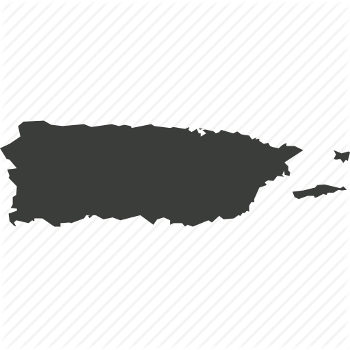 America, Island, Location, Map, Puerto R State, Usa Icon