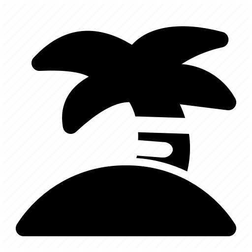 Beach, Coconut, Island, Tourism, Tree, Vacation, Water Icon