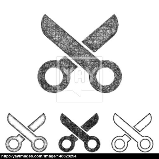 Scissor Icon Set