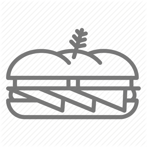 Bread, Cheese, Eat, Lunch, Picnic, Sandwich, Sub Icon