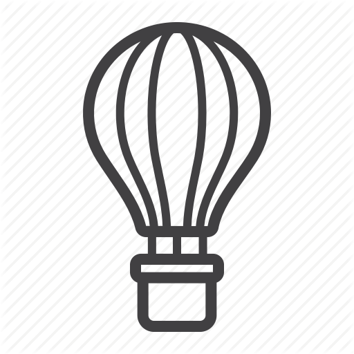 Air, Balloon, Flight, Hot, Transport, Transportation, Vehicle Icon