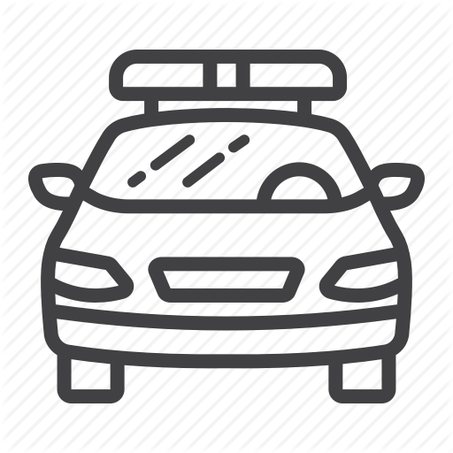 Automobile, Car, Cop, Police, Siren, Transport, Transportation Icon