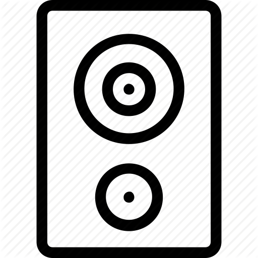 Electronics, Music, Speaker, Subwoofer, Woofer Icon