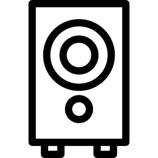 Subwoofer Speaker Icons Free Download