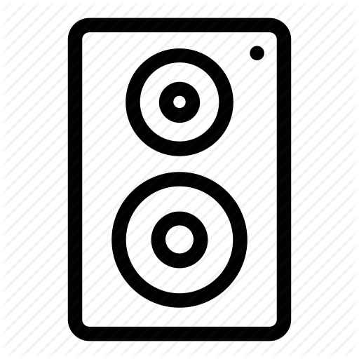 Audio, Bass, Music, Sound, Subwoofer, Woofer Icon