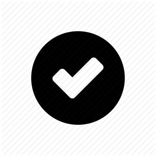 Checked, Circle, Ok, Success Icon