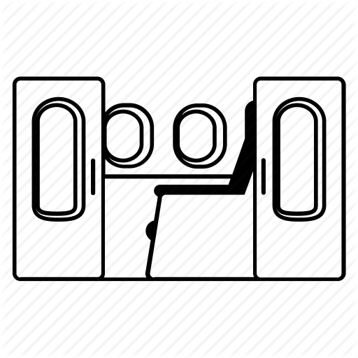 Aircraft, Class, First, Private, Seat, Suite Icon