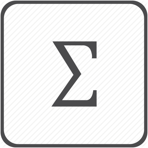Amount, Calculation, Greek, Math, Sigma, Sum, Summation Icon