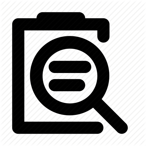 Find, List, Order, Summary Icon