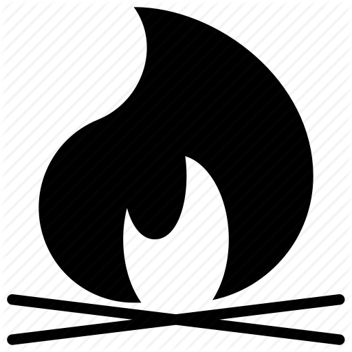 C Campfire, Fire, Holiday, Summer, Trip, Vacation Icon