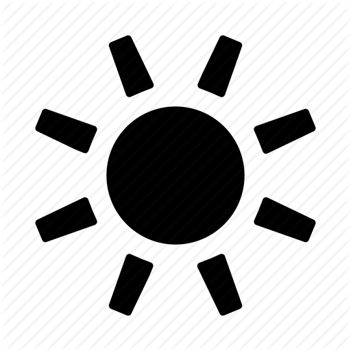 Full, Light, Sun Icon