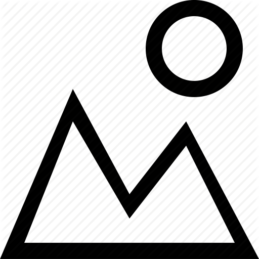 Environment, Mountain, Sun Icon