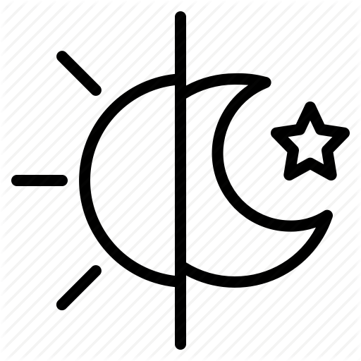 Day, Moon, Night, Sun Icon