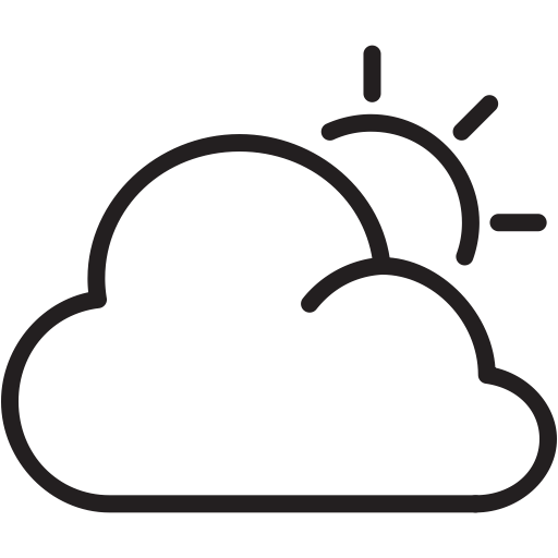 Overcast, Cloud, Weather, Sun Icon