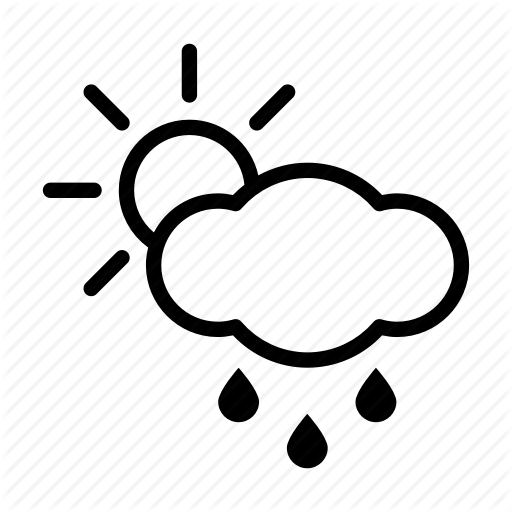 Cloud, Forecast, Rain, Sun, Weather Icon