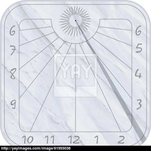 Sundial Icon Vector