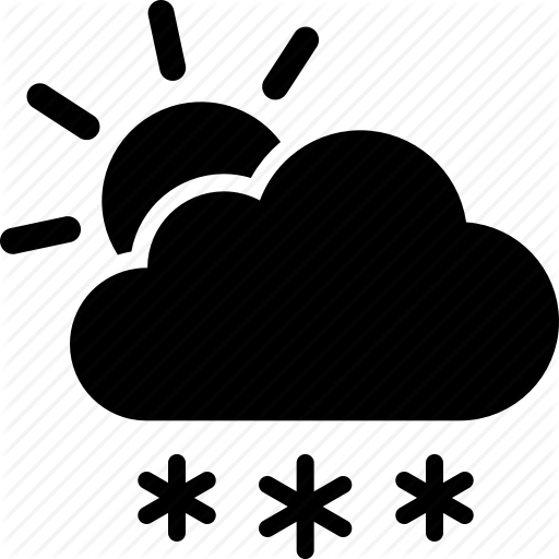 Cloud, Cloudy, Snow, Snowing, Sun, Sunny, Weather Icon