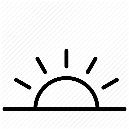 Breakfast, Morning, Routine, Sun, Sunrise, Sunset, Weather Icon