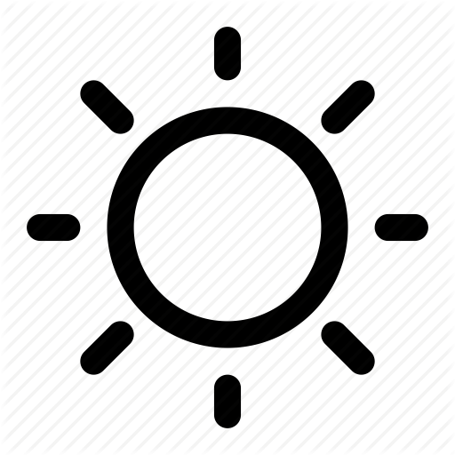 Clear, Sun, Sunny, Sunshine Icon