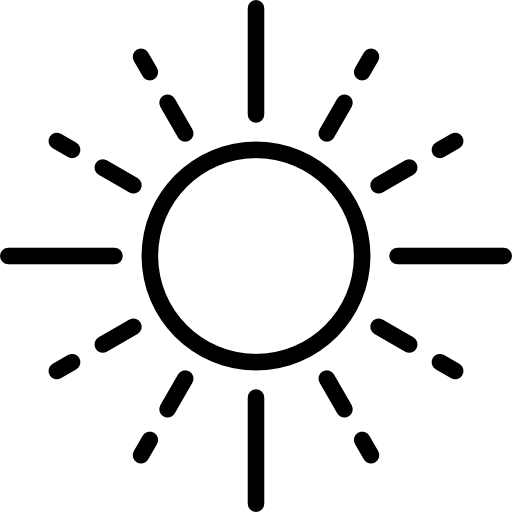 Sun, Summer, Sunshine, Sunny, Weather, Nature Icon