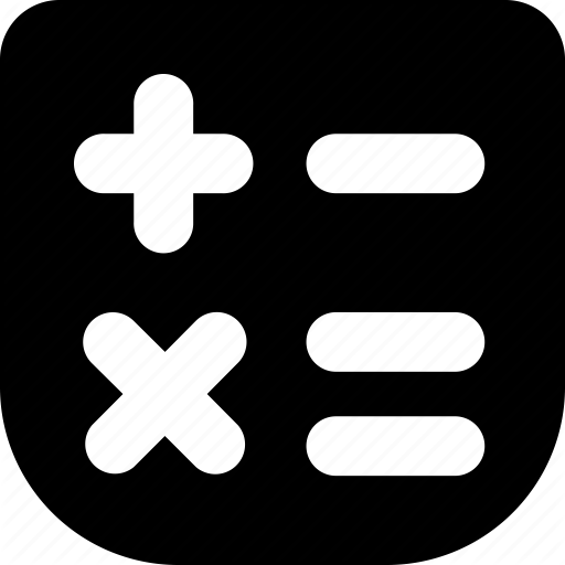 Calculator, Divide, Minus, Multiplication, Plus, Sign, Total Icon