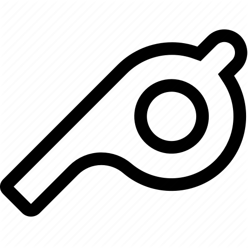 Referee, Sports, Superbowl, Whistle Icon