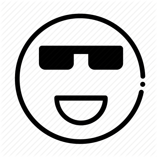 Cool, Happy, Smile, Super Icon