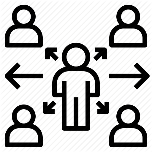 Foreign, Outside, Outsourcing, People, Supplier Icon