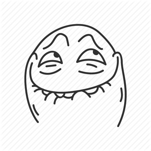 Derp, Emotion, Excited, Funny, Lol, Meme, Reaction Icon