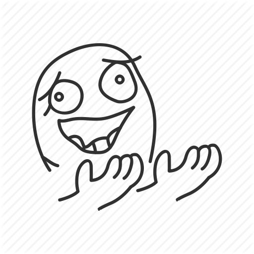 Derp, Emotion, Funny, Hands, Lol, Meme, Reaction Icon