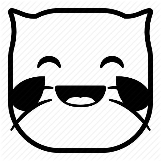 Cat, Drops, Laugh, Lol, Pet Icon