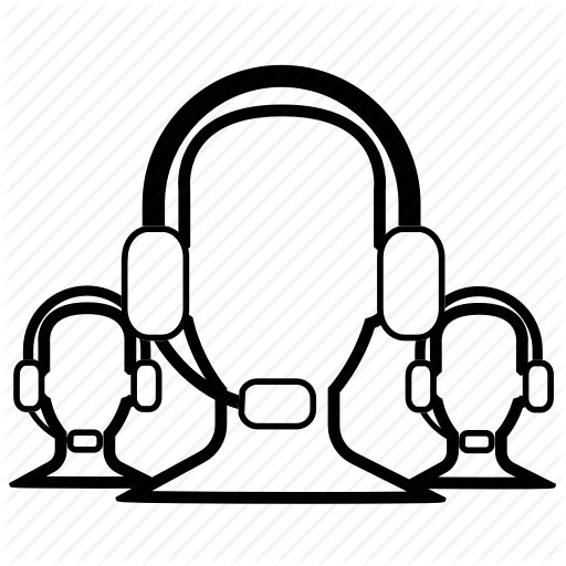 Call Center, Client, Customers, Help, Operator, Support, Team Icon