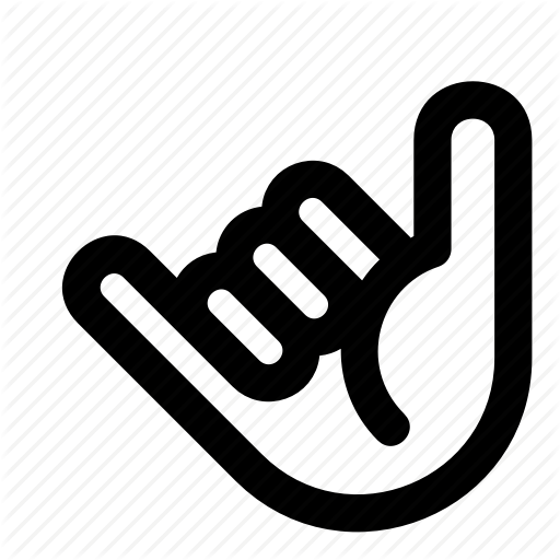 Brice, Cool, Finger, Hand, Palm, Sign, Surf Icon