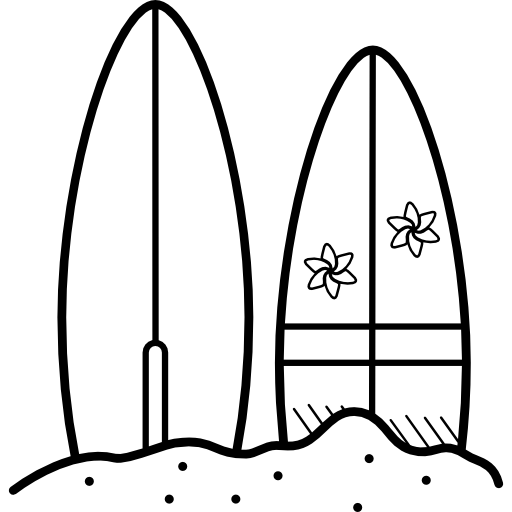 Surfboard Free Vector Icons Designed