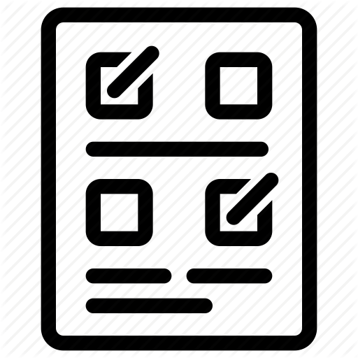 Customer, Experience, Form, Questionnaire, Satisfaction, Survey Icon