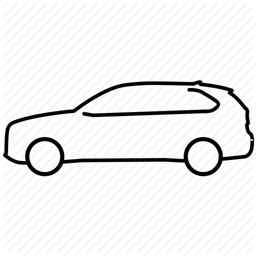 Bmw, Car, Line Icon, Suv, Transport, Vehicle, Icon
