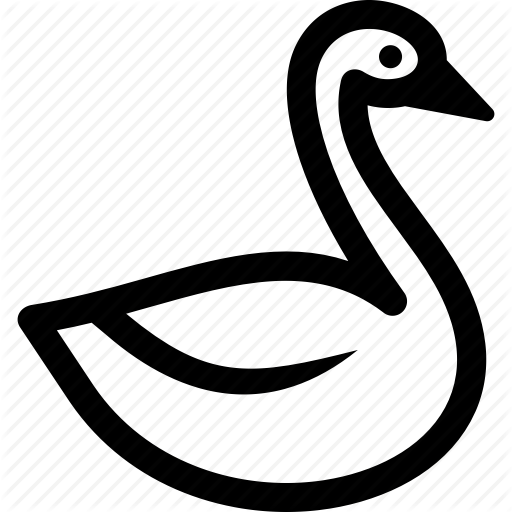 Mute, Swan, Trumpeter Icon