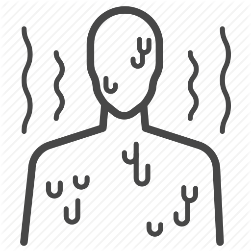 Dehydration, Hazard, Health, Heatstroke, Illness, Sweat Icon