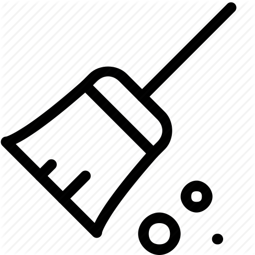 Cleaning, Sweep Icon