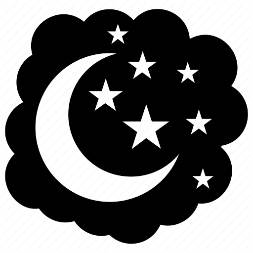Midnight, Night Stories, Night Time, Sleeping Time, Sweet Dreams Icon