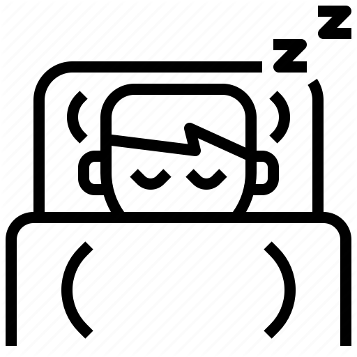 Bed, Dreams, Lying, Sleep, Sleepy, Tired, User Icon