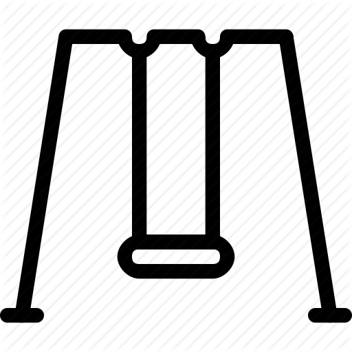 Child, Kids, Park, Swing Icon